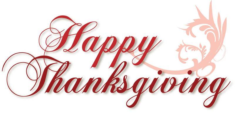 Have a Safe and Happy Thanksgiving